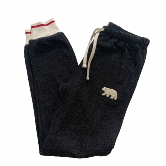 Hatley Heritage Joggers Women’s Charcoal Bear Drawstring Pockets Joggers Size XS - Picture 12 of 12
